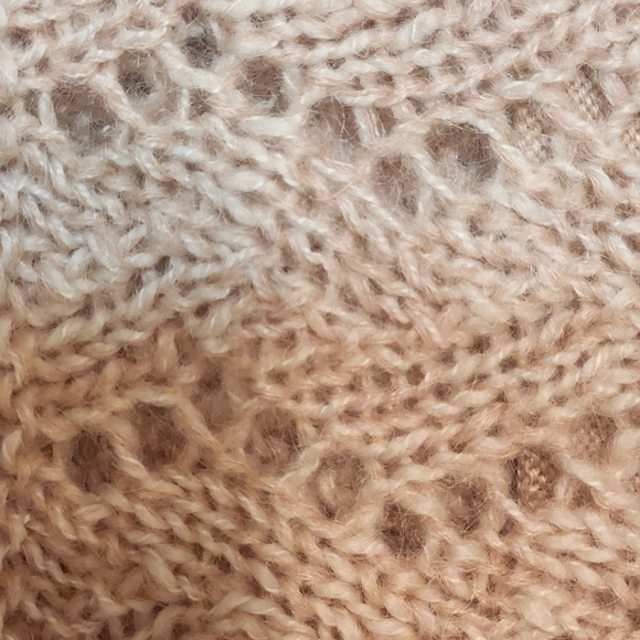 Odille Anthropologie Crochet Lace Sweater/Poncho Button Down Front Pockets OSFM - Picture 11 of 15